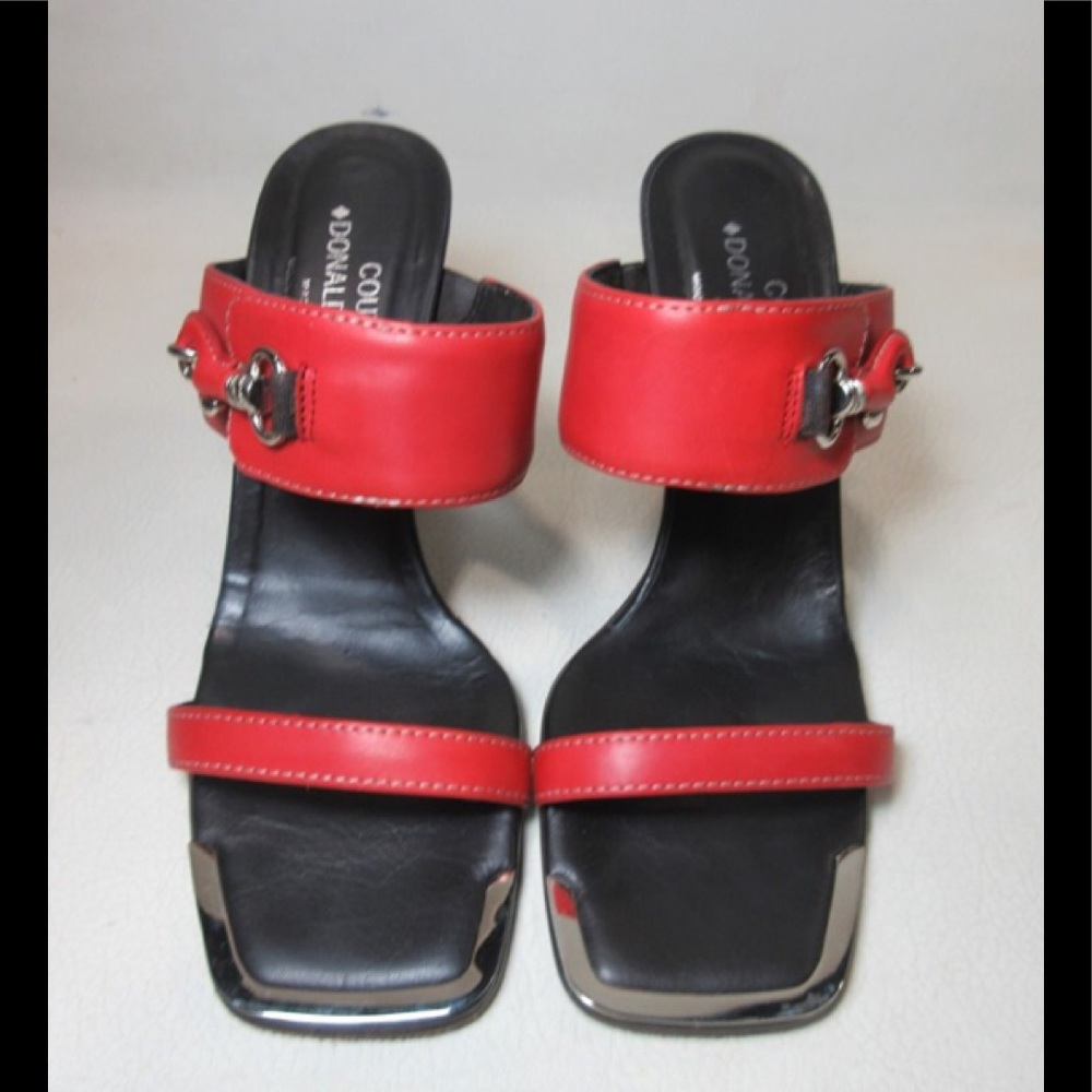 Cute High Heeled Red. Couture Donald J Pliner